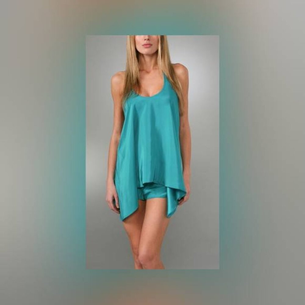 Kiki de Montparnasse Seaglass Trapeze Racerback Top